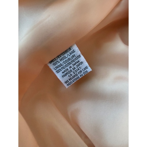 Talbots Women's blush Pink Wool Blend Blazer Size 8 Two Button Tailored Office - Picture 5 of 12